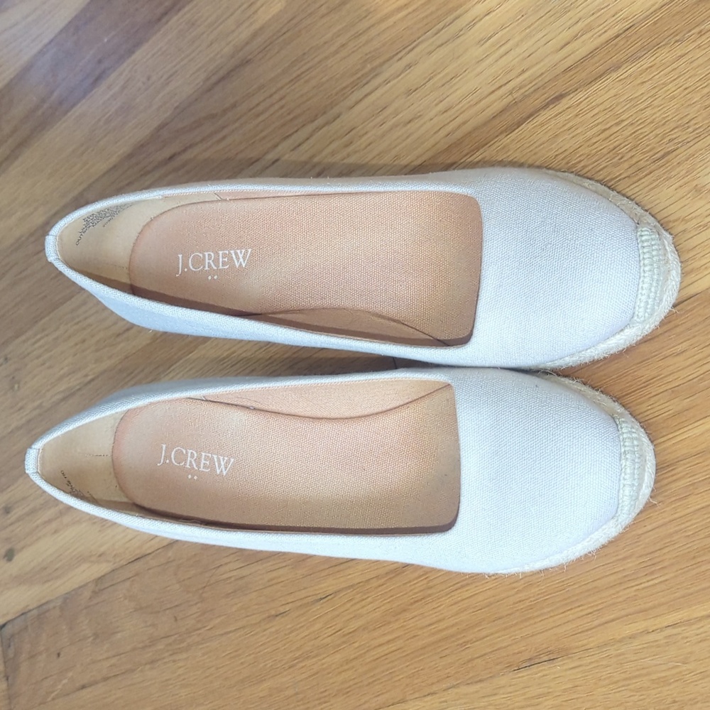 JCrew Canvas Wedge Espadrilles - Picture 5 of 9